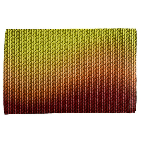 Halloween Red Fire Dragon Scales Costume All Over Hand Towel