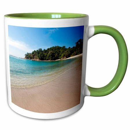 3dRose Manuel Antonio National Park, Costa Rica - Two Tone Green Mug, (Best National Parks In Costa Rica)