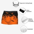thumbnail image 3 of Xecao Halloween With Black Bats Print Men's Underwear Boxer Briefs,Breathable Choice for Men's Underwear-X-Large, 3 of 5