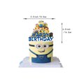 thumbnail image 1 of Conjunto de decoración para fiesta de cumpleaños de la serie Minions de la película caliente, combinación de bandera, pastel, plantación de fiesta, bola y decoración para fiesta de cumpleaños, 1 of 3