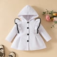 thumbnail image 2 of Timegard Baby Girl Clothes Toddler Hoodies Coats Fall Winter Kids Button Warm Thick Jacket Outwear, 2 of 7