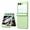 Lightgreen, variant on For Samsung Galaxy Z Flip 7 phone case, with built-in screen protector, supports wireless charging, shockproof and scratch-resistant slim case, deep green color
