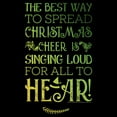 thumbnail image 2 of Men's Elf Singing Loud for All To Hear  Graphic T-Shirt, 2 of 5