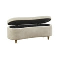 thumbnail image 5 of Bailey Boucle Flip Top Storage Bench, 5 of 5