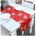 thumbnail image 5 of 4 piezas de decoración de mesa de comedor de cocina de estilo rústico, decoración navideña para el hogar, suministros para fiestas en interiores y exteriores, 14 x 71 pulgadas, 5 of 5