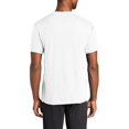 thumbnail image 2 of Plus Size Navy Grandpa Stencil Graphic Men's Fan Port & Company Performance Blend Crew Neck T-Shirt - White XL, 2 of 2