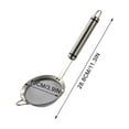 thumbnail image 3 of JoyMoreHome Stainless Steel Kitchen Fine Mesh Food Strainer and Hot Pot Skimmer with Long Handle for Skimming, Cooking, Frying, Grease, Gravy and Foam, 3 of 6