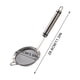 thumbnail image 3 of Aparatos de cocina, Accesorios de cocina, Utensilios de cocina, Utensilios de cocina, Filtro de acero inoxidable, Filtro de malla para exprimidor doméstico fino, Cuchara de cocina, Colador de malla, 3 of 6