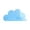 Blue, variant on Cloud Shaped Adhesive Floating Shelf Cute Wall Mounted Storage Rack For Nursery Kitchen Home Use