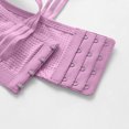 thumbnail image 5 of Push Up Bras for Older Women No Underwire Plus Size Wide Strap Wireless Bra Everyday Full Coverage Bras (Purple), 5 of 7
