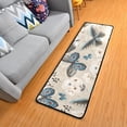 thumbnail image 2 of Coolnut Flying Butterflies Area Rug - 2' x 6' Washable Runner Rugs with Rubber Backing - Non Skid Floor Carpet for Indoor Living Room Hallway Kitchen Home Decor Gifts, 2 of 7