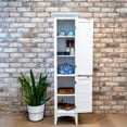 thumbnail image 6 of Teamson Home Glancy Freestanding Linen Tower, 6 of 11