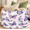 Multicolor 2, variant on Jiaoprinted Beach Wooden Large Round Collapsible Storage Basket, 65L Fabric Storage Organizer Bin with Handles for Blankets Linens Clothes, 19.4" x 13.3" Seashells Starfish