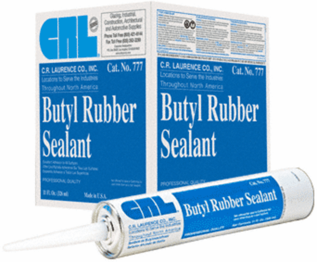 CRL White 777 Butyl Rubber Sealant