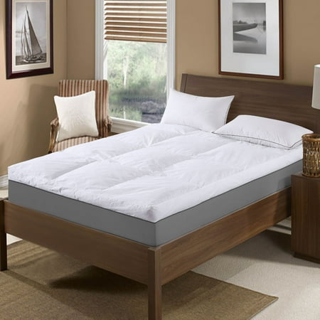 St. James Home 5 Inch Feather Bed with Cotton Cover,