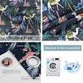 thumbnail image 2 of Tropical Palm Trees Blackout Curtains for Bedroom, Desert Camels Houses Aloe Vera Black Thermal Insulated Kitchen Drapes with Grommets, Light Blocking Window Treatment, 2 Panels 52" x 45", 2 of 7