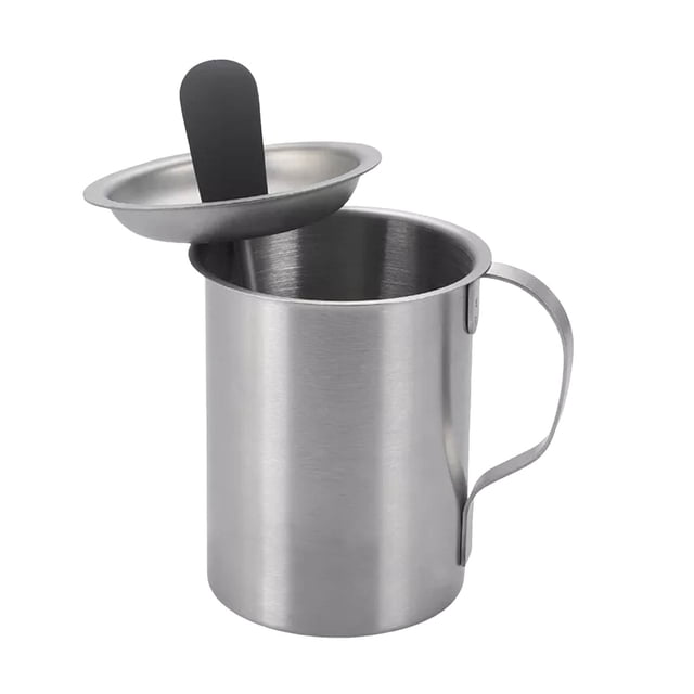 Stainless Steel Basting Can and Brush Set for Barbecue Grilling Kitchen Cooking and Marinating