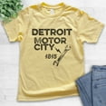thumbnail image 2 of Kids Detroit Motor City T-shirt, Youth Kids Boy Girl T-Shirt, Detroit Shirt, Michigan Shirt, Yellow, Medium, 2 of 4