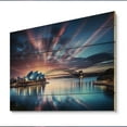 thumbnail image 2 of Designart "Sydney Icons Australia painting II" Australia Print on Natural Pine Wood, 2 of 5