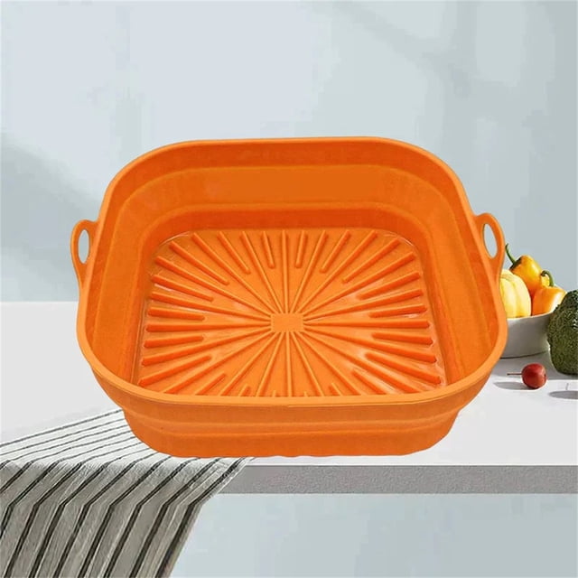 TIMIFIS Baking Tray Thickened Folding Fryer Mat Fryer Mat Baking Pan Home and Kitchen Kitchen Gadgets