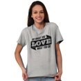 thumbnail image 3 of Do What You Love Quote Cute Inspiring Men's Graphic T Shirt Tees Brisco Brands S, 3 of 4