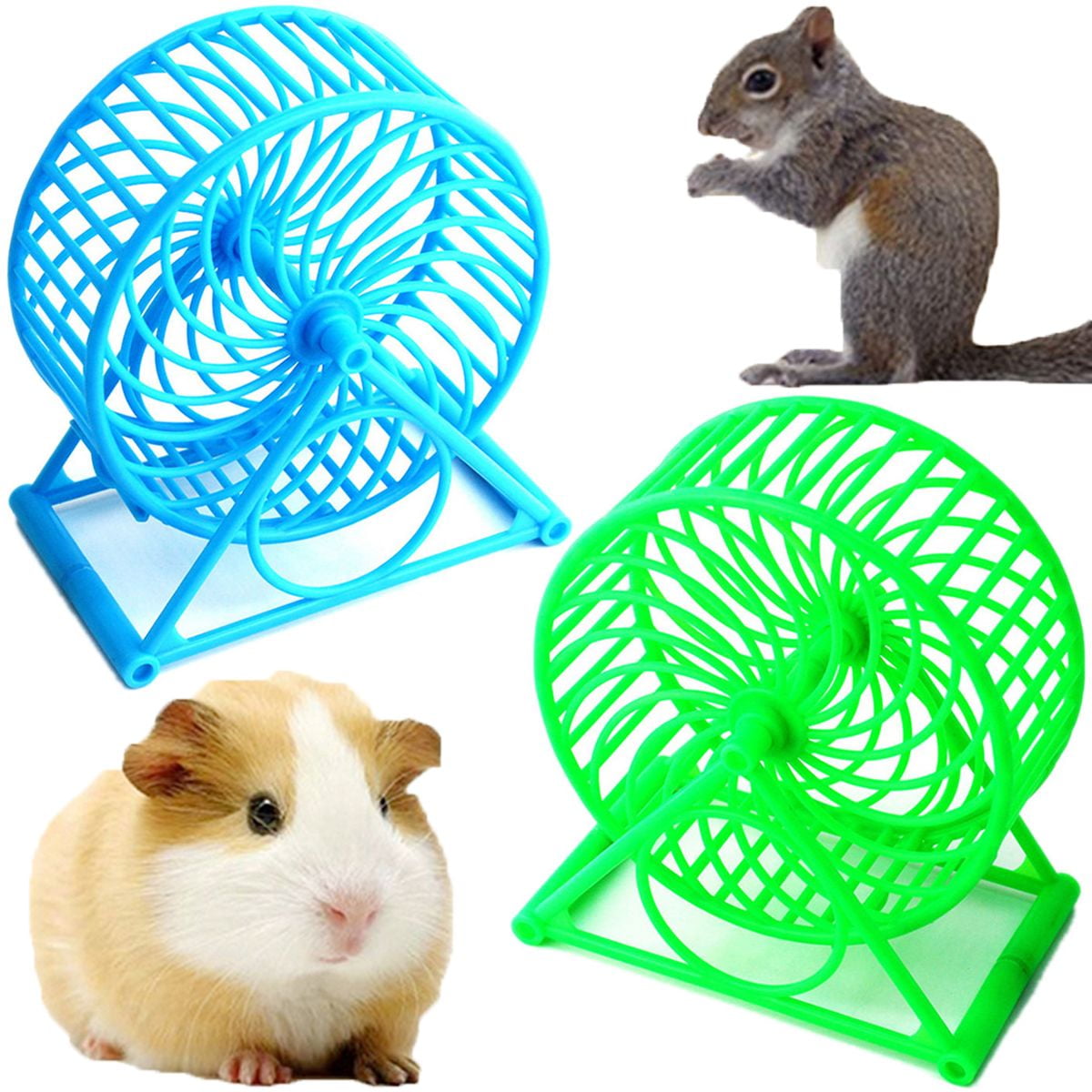 Meidiya Silent Hamster Exercise Wheels Quiet Spinner Hamster Plastic