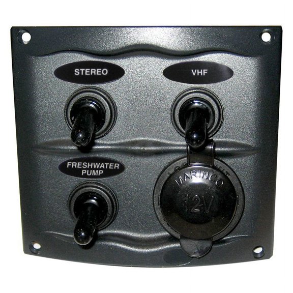 Marinco 900-3WPS - 3 Switches Waterproof Panel
