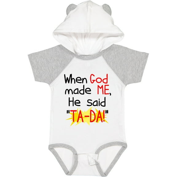 Inktastic When God Made Me Boys or Girls Baby Bodysuit