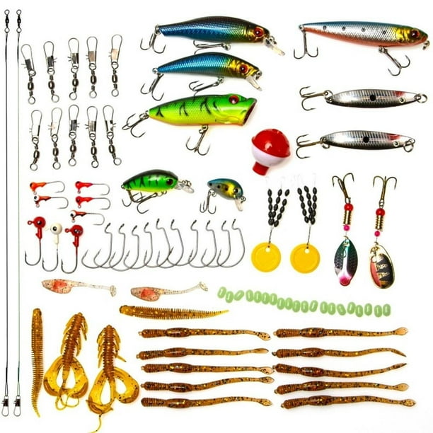 S SERENABLE 80 Pieces Fishing Lures Kit Lifelike Fishing Tackles Set for Trout Pike Lake - Walmart.ca S SERENABLE 80 Pieces Fishing Lures Kit Lifelike Fishing Tackles Set for Trout Pike Lake - Walmart.ca