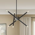 thumbnail image 2 of 47003-04 Livex Lighting Soho - 6 Light Small Chandelier-23.25 Inches Tall and 20 Inches Wide, 2 of 14