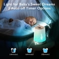 thumbnail image 4 of Momcozy Baby Sound Machine with Nightlight and Timer for Babies Toddler, White, 4 of 11