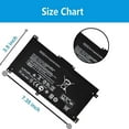 thumbnail image 2 of BK03XL Laptop Battery for HP Pavilion X360 14-BA000 14-BA100NG 14-BA125CL 14-BA025NS 14-BA050TX 14-BA160TX 14-BA175NR 14-BA253CL 14M-BA013DX 14M-BA015DX 14M-BA114DX 916366-421 916811-855 HSTNN-LB7S, 2 of 6