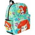 thumbnail image 2 of Disney The Little Mermaid Ariel & Flounder 12" Deluxe Print Daypack Backpack Bag, 2 of 3