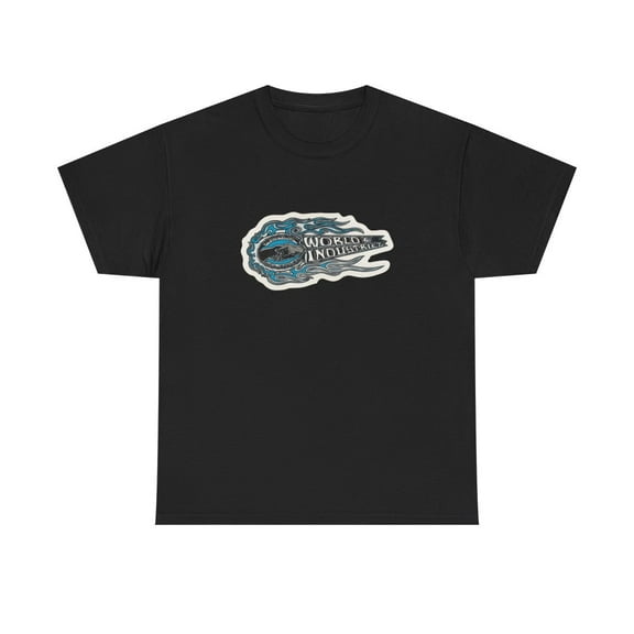 Shaking Hands World Industries 2000s Skateboard Vintage Classic TShirt Print - Black / M