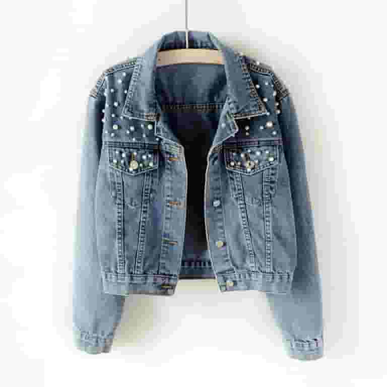Clearance Women's Denim Jackets Women's Basic Button Down Clearance Women's Denim Jackets Women's Basic Button Down