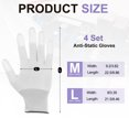 thumbnail image 2 of 4Set Guantes Anti-Estáticos Guantes Protectores Electrostáticos, Tamaño Grande Blanco, 2 of 6