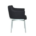thumbnail image 3 of Milan Fauteuils Club Danah avec Dossier Pivotant à Mémoire, Noirs (Ensemble de 2), 3 of 9