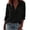 Black, variant on VJGBEGW Women Dressy Long Sleeve Button Down Shirts Business Casual Outfit Lightweight Blouse Tops Black L