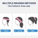 thumbnail image 4 of Diadema deportiva que absorbe el sudor de 3 piezas para hombres y mujeres, adecuada para hacer ejercicio, baloncesto, correr, tenis, gimnasio, 4 of 5