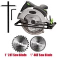 thumbnail image 1 of 1500W Electric Circular Saw 5000RPM 190mm Saw Aluminum Body Portable Cutter Carpentry Cutting Tools Woodworking Table Saw ,Long Lasting, 1 of 7