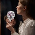 thumbnail image 3 of MasteelfCA 1 Set Portable Makeup Mirror Mini Vanity Mirror with Comb Elegant Mirror, 3 of 7