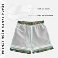 thumbnail image 3 of FORMRS Boys Swim Trunks Quick Dry Mesh Liner Boardshorts Sizes XS-XL, Christmas Gingerbread, 3 of 7