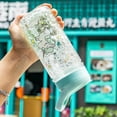 thumbnail image 4 of Botella de Agua OOTD Unicornio con Pajita y Cerradura para Niñas, 4 of 8