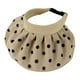 thumbnail image 4 of Sombrero para el sol para mujer, transpirable, con visera, protección solar, para playa, plegable, para verano Caqui, 4 of 9
