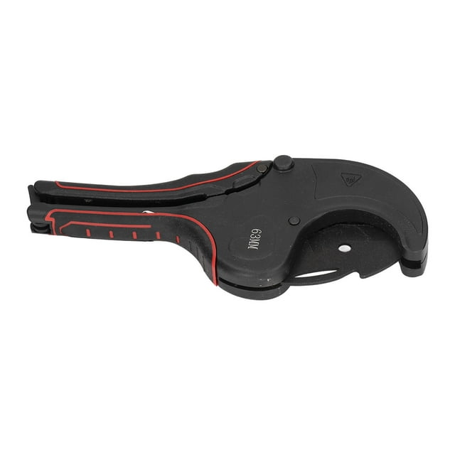 Pipe Scissors, PVC Pipe Cutter Ratchet Action Slip Proof Handle For Polybutene 0-63