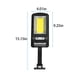 thumbnail image 3 of Luces solares para exteriores, con sensor de movimiento, IP65, 3 modos y control remoto. Luces de seguridad para pared, cercas, patios, jardines y patios., 3 of 6