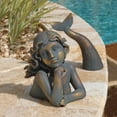 thumbnail image 2 of Design Toscano QL30330 Merissa, Sirène de la Statue de la Sirène de Mer, Couleur, 2 of 2