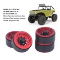 thumbnail image 3 of Roues à Billes RC, 4PCS 1,9 Pouces en Alliage d'Aluminium RC Roues à Billes pour SCX10 Axial I II III, 3 of 8