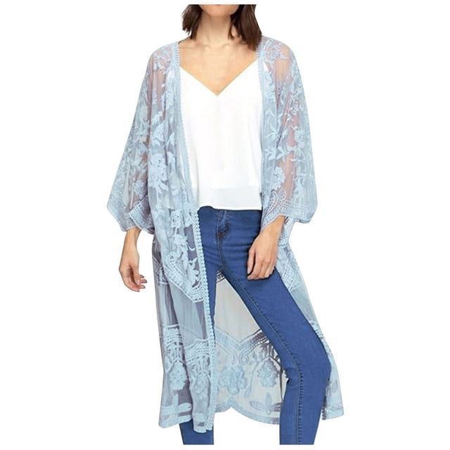 HOT Sunscreen Skin care Fashion Women's Embroidered Seaside Holiday Loose Sunscreen Beach Cardigan(buy 2 get 10% off)
