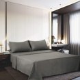 thumbnail image 1 of Topcobe Solid Color Bed Sheet Set for Adults Teens, Full Size Dark Gray, 1 of 7